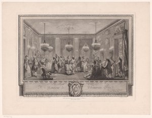 Marie Antoinette: The Queen of Fashion: Ball at the Home of Monsieur de Villemorien (title on object: Le Bal Paré)