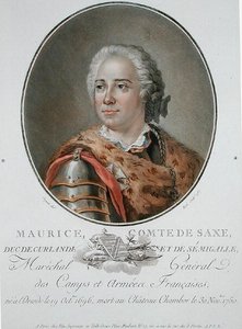 Maurice (1696-1750) Count of Saxony by Antoine Louis Francois (after) Sergent Marceau