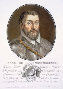 Anne de Montmorency (engraving by Pierre Blin, 1786-92) by Antoine Louis Francois Sergent Marceau