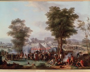 Bivouac of Emperor Napoleon I, Near the Castle of Ebersberg in Austria