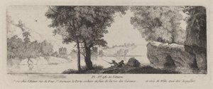 River Landscape with an Angler