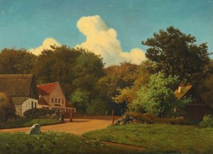 Part of Ermelunden in Dyrehaven by Anton Eduard Kieldrup