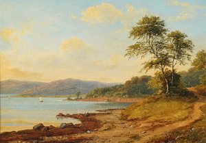 Southern Coast Scenery by Anton Eduard Kieldrup