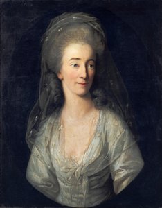 Portrait of Johanna Isabella von Broizem by Anton Graff