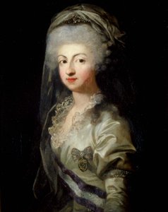 Portrait of Princess Maria Carolina of Bourbon with Diadem