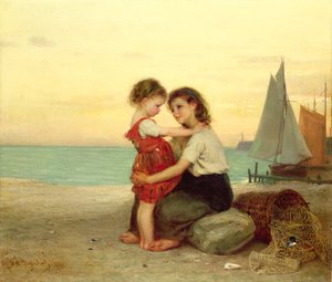 Sisters on the Beach, 1871