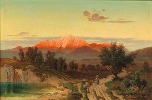 Sunset Over the Hoher Göll