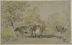 Landscape with Cattle by Anton Mauve
