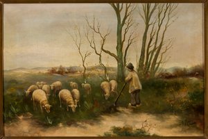 Shepherds and Sheep by Anton Mauve