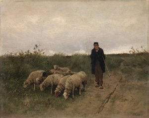 Shepherd and Sheep by Anton Mauve