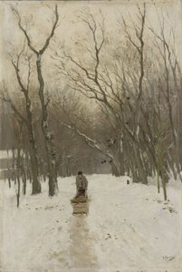 Winter in the Scheveningen Woods by Anton Mauve