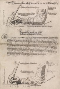 The Art of Writing, 1601, 1631 by Anton Neudörffer