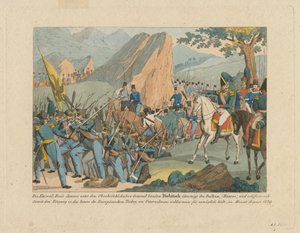The Army of Graf Ivan Ivanovich Diebitsch crossing the Balkans