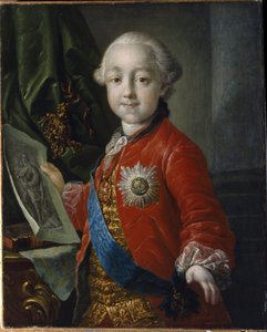 Portrait of the Grand Duke Pavel Petrovich as Child