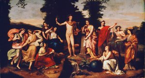 Apollo and the Three Graces, c.1750-60 by Anton Raphael Mengs