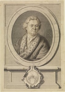 Portrait of an Elderly Gentleman (Template for an Engraving) by Anton Raphael Mengs