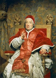 Portrait of Pope Clement XIII Rezzonico by Anton Raphael Mengs