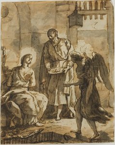 Saint Peter Visiting Saint Agatha in Prison and Healing Her Wounds by Anton Raphael Mengs
