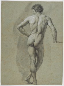 Standing Nude from the Back, Left Arm Supported by Anton Raphael Mengs