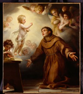 The Infant Christ Appearing to St. Anthony of Padua by Anton Raphael Mengs