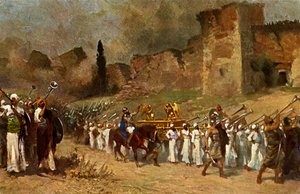 Destruction of the walls of Jericho - Old Testament