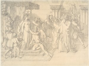 Singers Contest on the Wartburg by Anton Romako