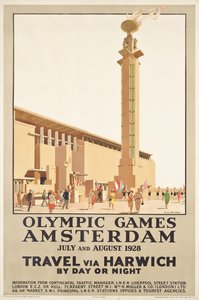 A Poster Advertising the 1928 Olympic Games in Amsterdam