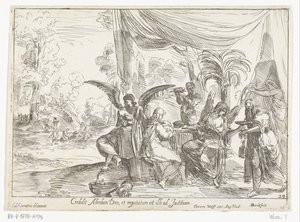 Abraham Receives the Three Angels by Anton van der Borcht