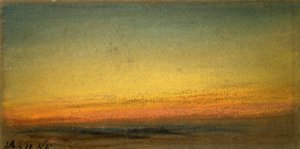 Sunset by Frederick (attr. to) Barnard