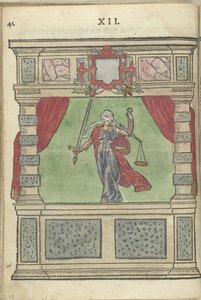 Personification of Justice by Antoni van Leest