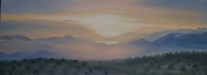 Sunrise over Sierra Nevada