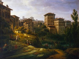 Factories at Cavadizzo by Antonio Basoli