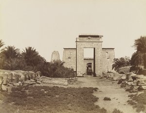Karnak Sphinxes and the Pylon of Ptolemy