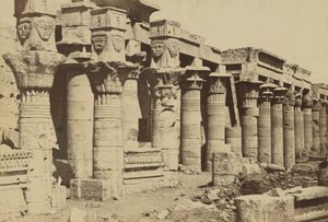 Philae: Colonnade with Chapel of Nectenebo I