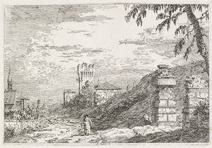 Views: Two Ruined Pillars