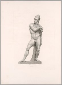 Ajax, Front View, from Oeuvre de Canova by Antonio Canova