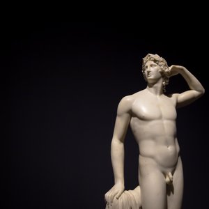 The Ancient Sculpture Apollo Crowning Himself - 1782 - Antonio Canova by Antonio Canova