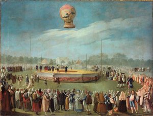 Ascent of a Balloon in the Presence of King Charles IV and His Court