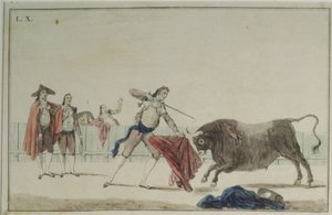 Suerte de Matar (Bullfighting Stage) by Antonio Carnicero