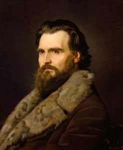 Portrait of the Sculptor Giovanni Dupre, by Ciseri Antonio (1821-1891)