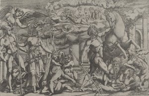 Contest Between Neptune and Athena by Antonio Fantuzzi