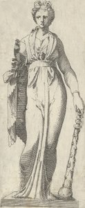 Melpomene, from the Mattei Sarcophagus, Rome, 1540-45