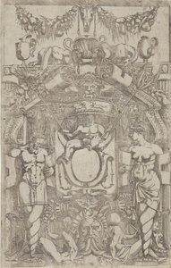 Ornament with a Small Empty Oval by Antonio Fantuzzi