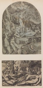 Venus and Nymphs Bathing by Antonio Fantuzzi