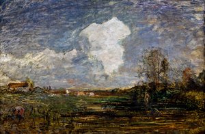 A study for The clouds by Antonio Fontanesi