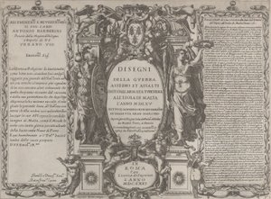 Frontispiece for Drawings of the war, siege, and assault of the Turkish army on the islan...