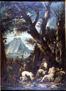 Countryside with Hermits by Antonio Francesco Peruzzini