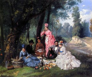 A Summer Luncheon by Antonio Garcia Mencia