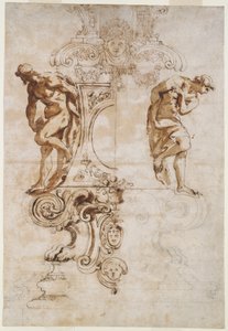 Design for the Base of the Silver Crucifix for the High Altar of Saint Peter