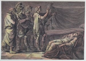 Nero Finding the Body of His Mother, Agrippina
